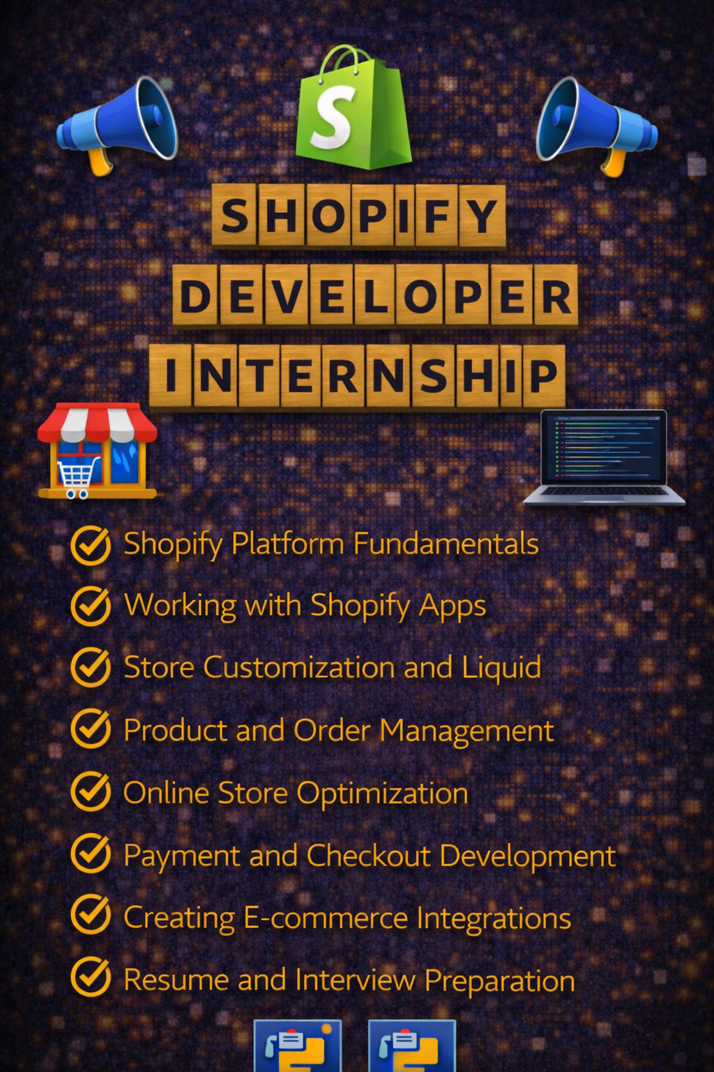 Shopify developer internship
