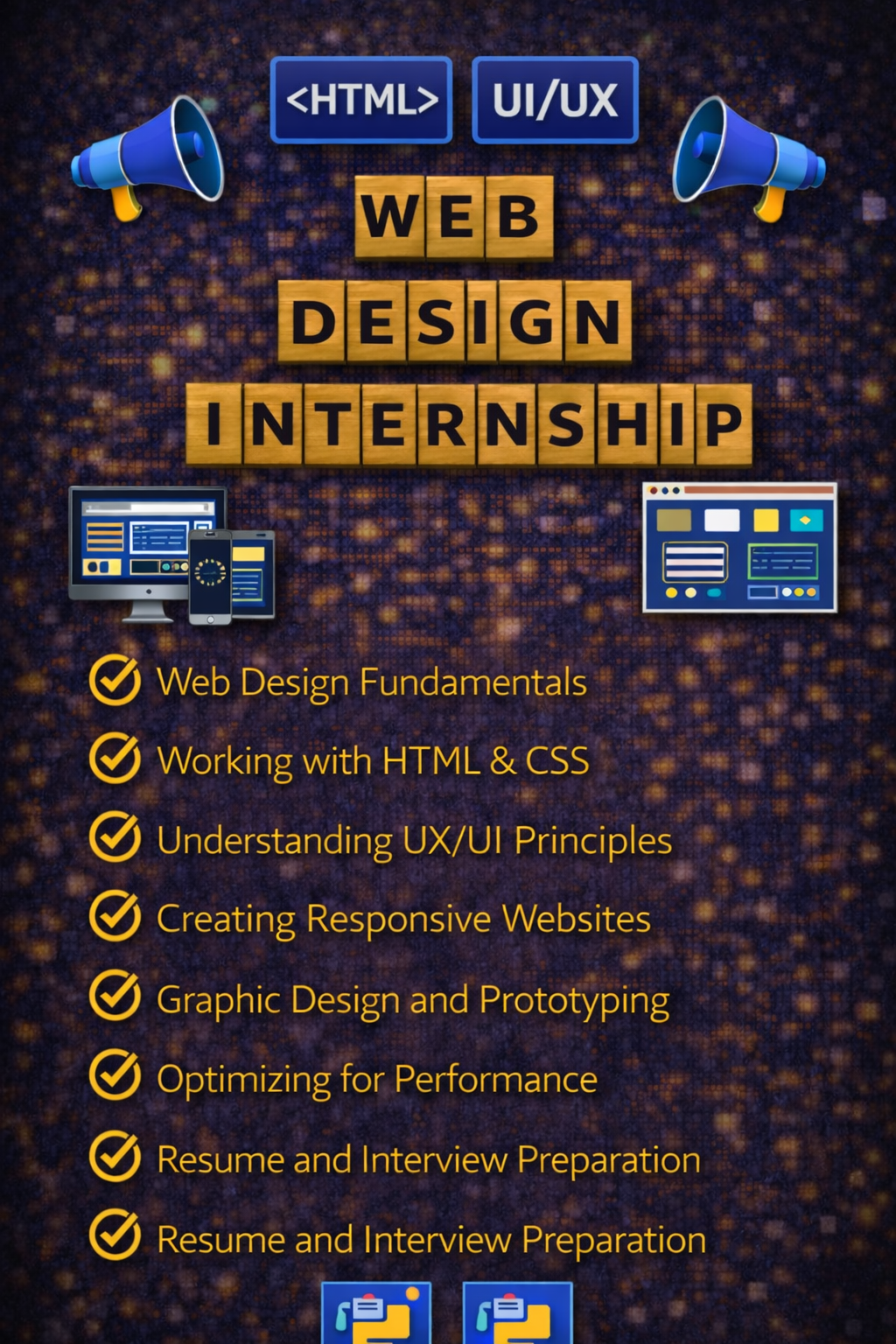 Web Design internship